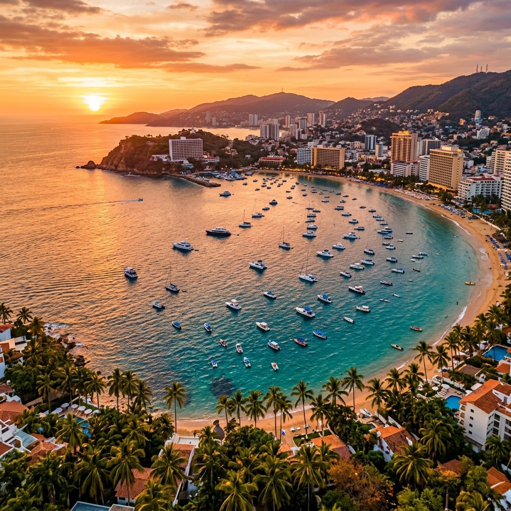 Vista de la bahía de Acapulco